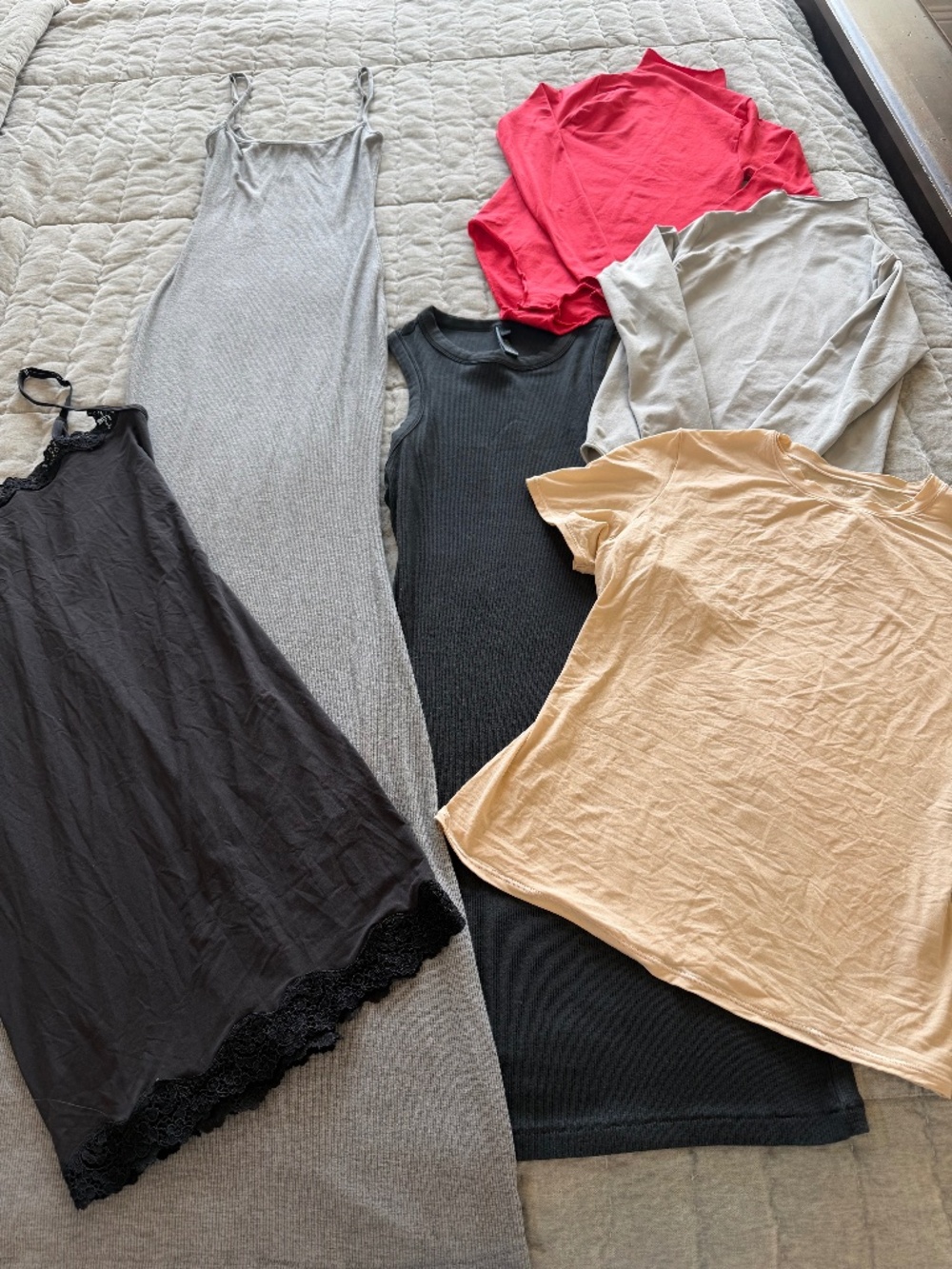 SKIMS Lot of 6 Soft Lounge Versatile Bodysuit Maxi Featherweight Core Pieces S/M